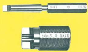 DIN 234-325 WITH TANG - DIN 235 Metric taper Male gauge DIN 234 Female short DIN 234 Female long DIN 235 Metric taper Male with tang Female 1 sided tang DIN 235 A Female two