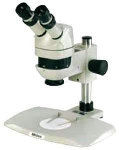 Stereo microscope E Serie 377 Stereo microscope MSM-400 Standard accessory : two eye shades, dust cover Model Optical system Optical tube Magnification switch system Lens systems Auxiliary lens