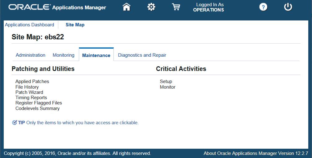 business. Maintenance You can easily determine which patches have been applied to a system, including the individual patches included in mini-packs, maintenance packs, and merged patches.