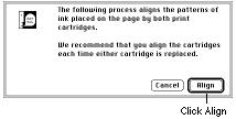 Additional Procedures Aligning the Ink Cartridges - 28 5 Read the message that appears,