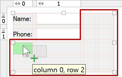 Insert column/row Right-click on the column/row where you want to insert a new one and select Insert Column / Insert Row from the popup menu.