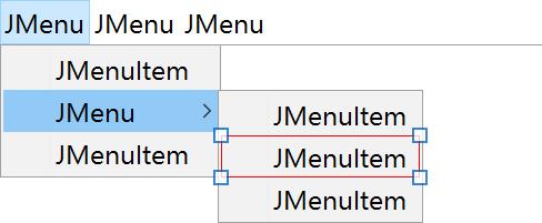 TitledBorder ; or select the component with the TitledBorder JTabbedPane : double-click on the tab title; or single-click on the tab, whose title you want to edit and start inplace-editing as usual.