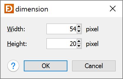 Dimension (java.awt) Either edit the dimension in the property table or use the custom editor. Font (java.