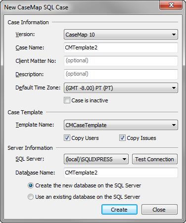 Managing the CaseMap Admin Console 75 4. Click the Test Connection button. 5. In the message box, click OK. 6. Click Apply, then click OK to save the setting.