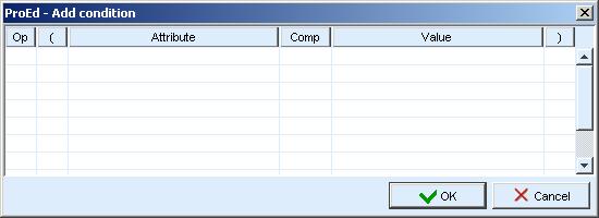 ADDING / EDITING CONDITIONS ON TRANSITIONS 1. Right-click on a transition and select "Add/Update condition". The "Add condition" window appears: Figure 6-33. Add Condition Window 2.