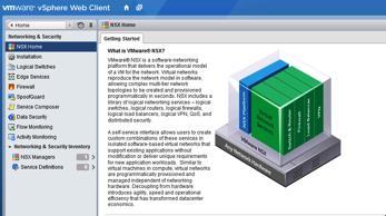 vsphere plugin NSX Manager Runs as a virtual machine Provisioning and management of network