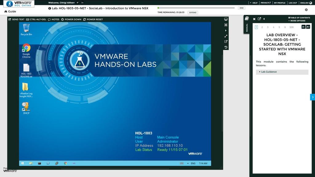 VMware Hands-On Labs (HOL)