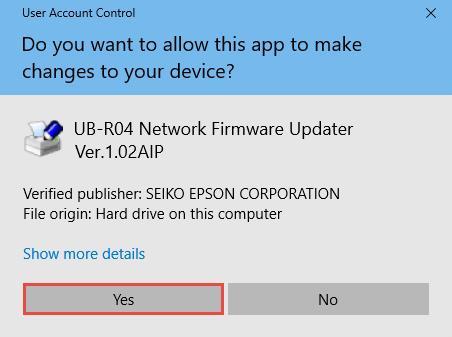 Note: by default, the instructions will extract to: <System Drive>\Epson Firmware Update (example: C:\Epson Firmware Update) 2.