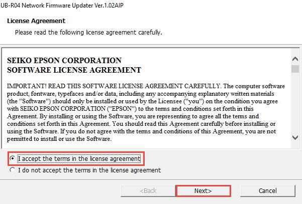 Select Yes as highlighted in red below. Fig. 1 4. A License Agreement window will appear (Fig. 2).