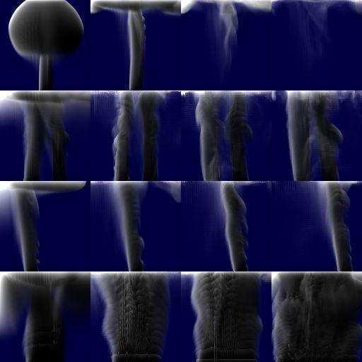 Figure 4.1: Images obtained from different smoke simulations.