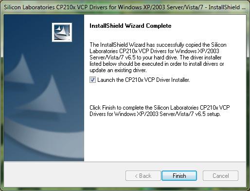 Driver Installer is checked and click