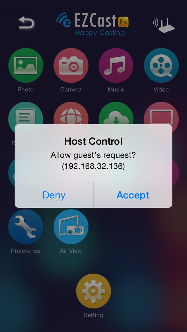 u Host has the authority to control the display, that means Host role can use all features