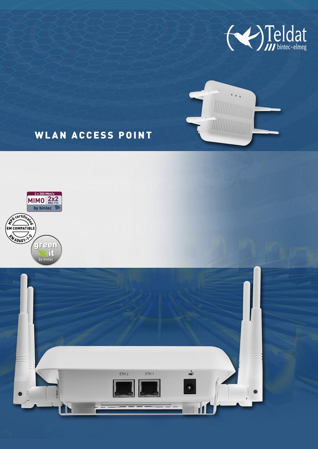 Business WLAN Access Point Dual concurrent radio for simulanteuos 2.4/5 GHZ operation 802.