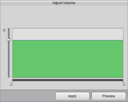 Edit screen (Adjust volume panel): P.
