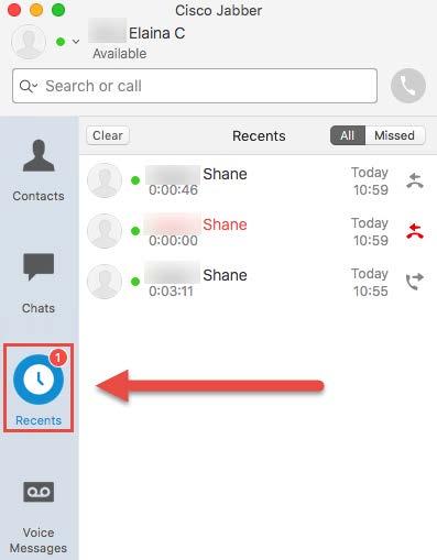 9 RECENTS The Recents button allows you to view your recently placed/received phone calls.