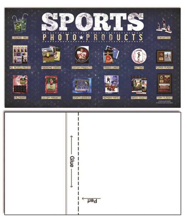336 each Digital Sports Envelopes (Plain, can be overprinted in your office) NO GLUE-Code#9333 $83.