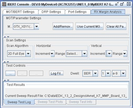 Xilinx Chipscope Pro IBERT 23 Integrated Bit Error Ratio Tester (IBERT)
