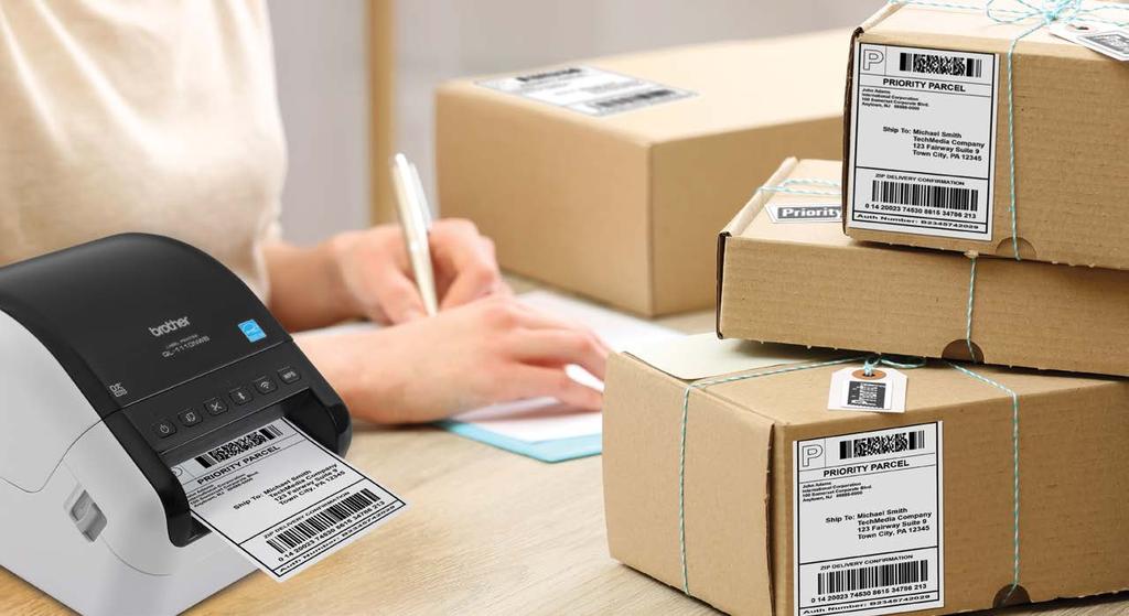 The Brother QL-1100 series professional label printers offer unrivalled versatility not only in the office, but also warehouse, postal, facilities management and other industries.
