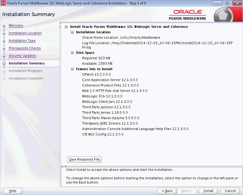 Installing Oracle WebLogic 12.1.3 12.