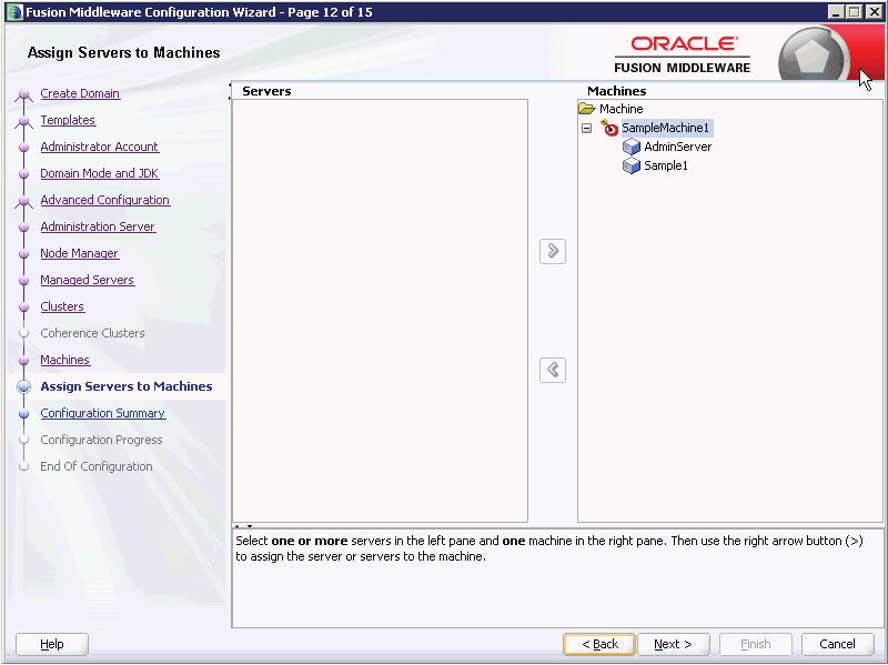 Using Fusion Middleware Configuration Wizard to Configure Oracle WebLogic 12.1.3 22.