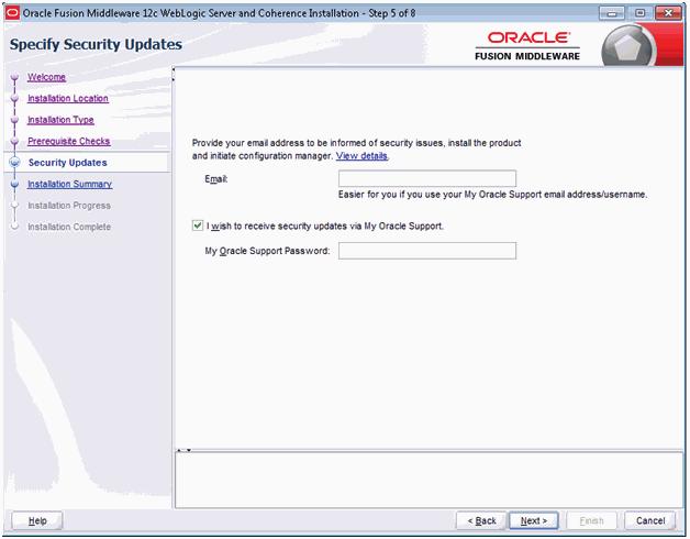Installing Oracle WebLogic 12.1.2 10.