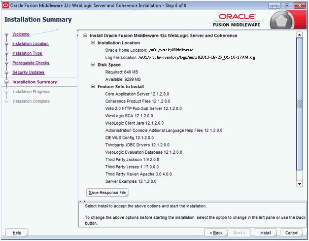 Installing Oracle WebLogic 12.1.2 12.