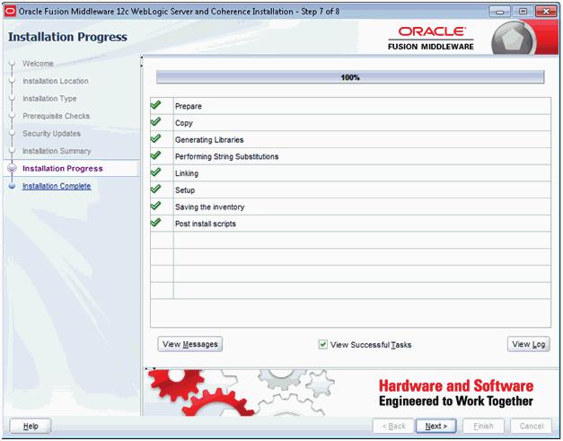 Installing Oracle WebLogic 12