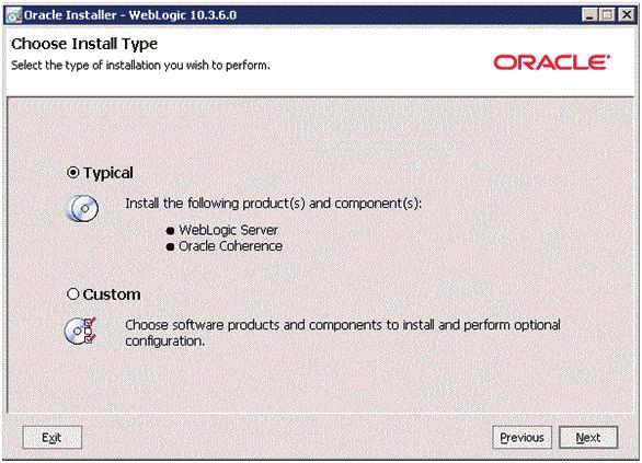 Installing Oracle WebLogic 10.3.6.0 5.