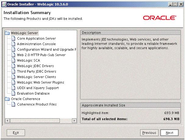 Installing Oracle WebLogic 10.3.6.0 11.