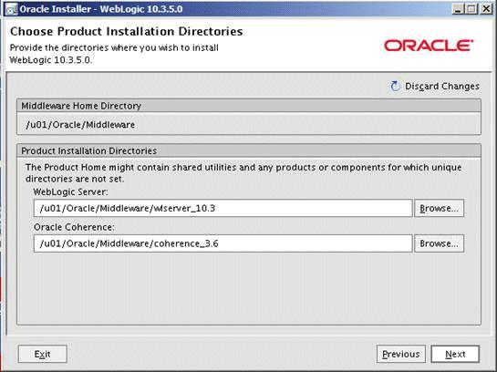 Installing Oracle WebLogic 10.3.5.0 11.