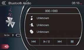 12. BLUETOOTH AUDIO PLAYER OPERATIONS Some Bluetooth cellular phones have audio features, and some portable audio players support the Bluetooth feature.