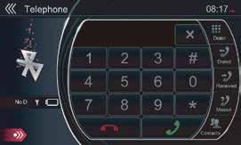 13. BLUETOOTH TELEPHONE OPERATIONS When the connection with your Bluetooth-enabled cellular phone is established, the following functions are available on this system.