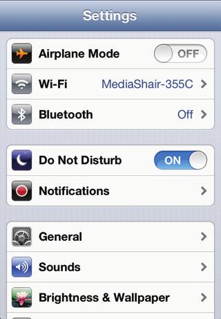 Open the Settings menu on your device and set Wi-Fi to ON. 5.