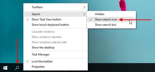 " The Search Box The global search box that comes bundled with the taskbar on Windows 10 is a handy feature that we would recommend keeping.
