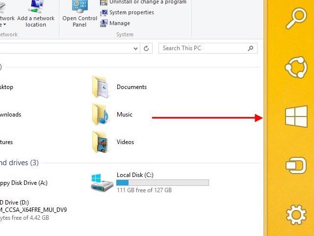On the Desktop Charms Bar and Switcher In the Edge UI that shipped with Windows 8 came a couple of confusing new features: the Charms bar and the