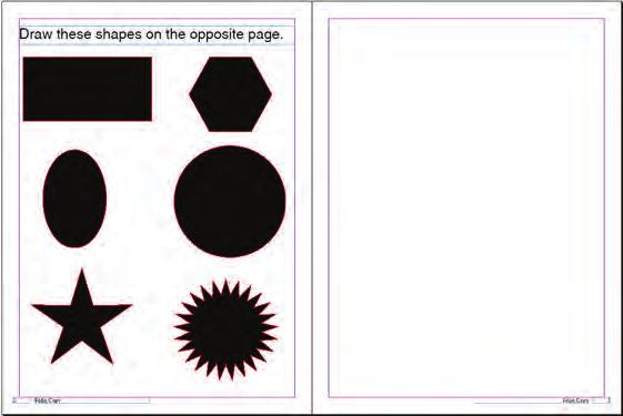 LESSON 2 Activities Working with shapes Note: To do all exercises, the Walsworth Enhancements from the Tech DVD must be installed on each workstation, and the Using InDesign folder must be copied to