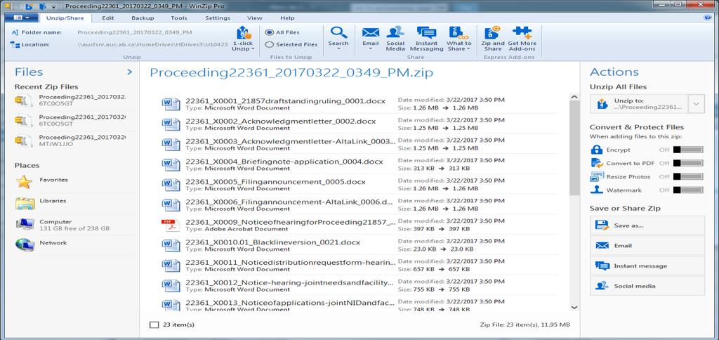 folder and open the index The.zip file lists the documents that have been compressed and downloaded plus an index.html file.