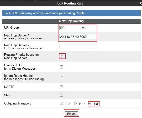 6.2.2 Routing Profiles Routing profiles define a specific set of packet routing criteria that are used in conjunction with other types of domain policies to identify a particular call flow and
