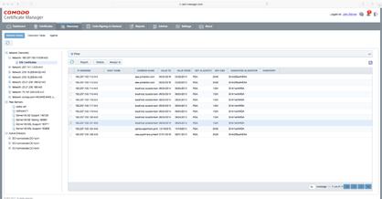 Certificate Discovery Comprehensive scanning to discover all certificates in your environment regardless of the CA Built into the cloud-based console, the certificate discovery feature quickly scans