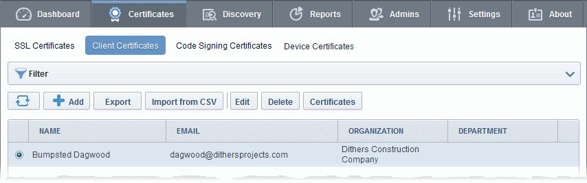Form Element Description Administrators can check whether an Organization or Department is enabled for Principal Name support from the 'Settings' interface.
