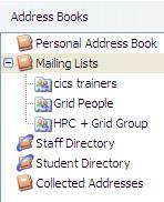 your list. Alternatively, you could close this window and create a new address book to hold all your distribution lists.