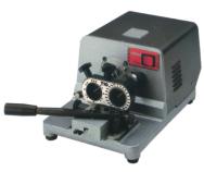 FOR SPECIAL KEYS CROWN Key cutting machine for tubular keys with frontal cuts. Standard version supplied with synchronised self-centering clamp (T10) for tubular keys.