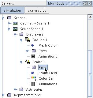 STAR-CCM+ User Guide Visualizing the Solution 6968 node. Click the (Custom Editor) in the right half of the Parts property.
