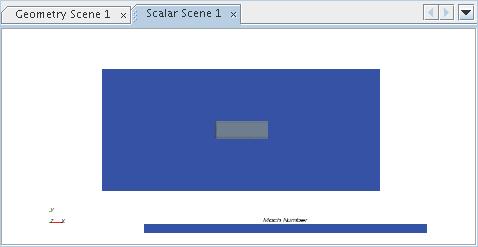 STAR-CCM+ User Guide Monitoring Simulation Progress 6971 The scalar scene, appears as below. Save the simulation.