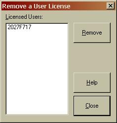 Removing a User License To remove a user license, contact the LexisNexis PCLaw Technical Support department to obtain an access code.