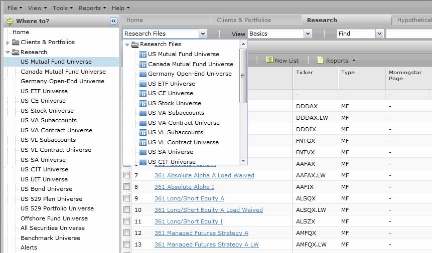 Managing the Spreadsheet Area Overview Managing the Spreadsheet Area This section will show you how to make the best use of the spreadsheet area in the Research module.