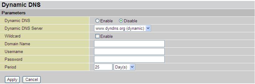 Dynamic DNS The Dynamic DNS function allows you to alias a dynamic IP address to a static hostname, allowing users whose ISP does not assign them a static IP address to use a domain name.
