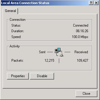 Connections. 2. Double-click Local Area Connection. 3.