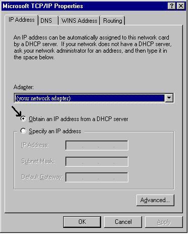 2. Select TCP/IP Protocol and click Properties. 3.