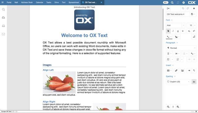 OX Text a cloud-based word processing solution OX Text is a text editor which enables web-based, collaborative word processing. Uniquely OX Text provides a seamless document Roundtrip.